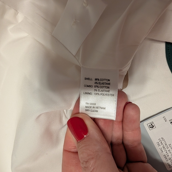 Antonio Melani X The Nat Note Scalloped Cotton Short Set NWT - Picture 15 of 15